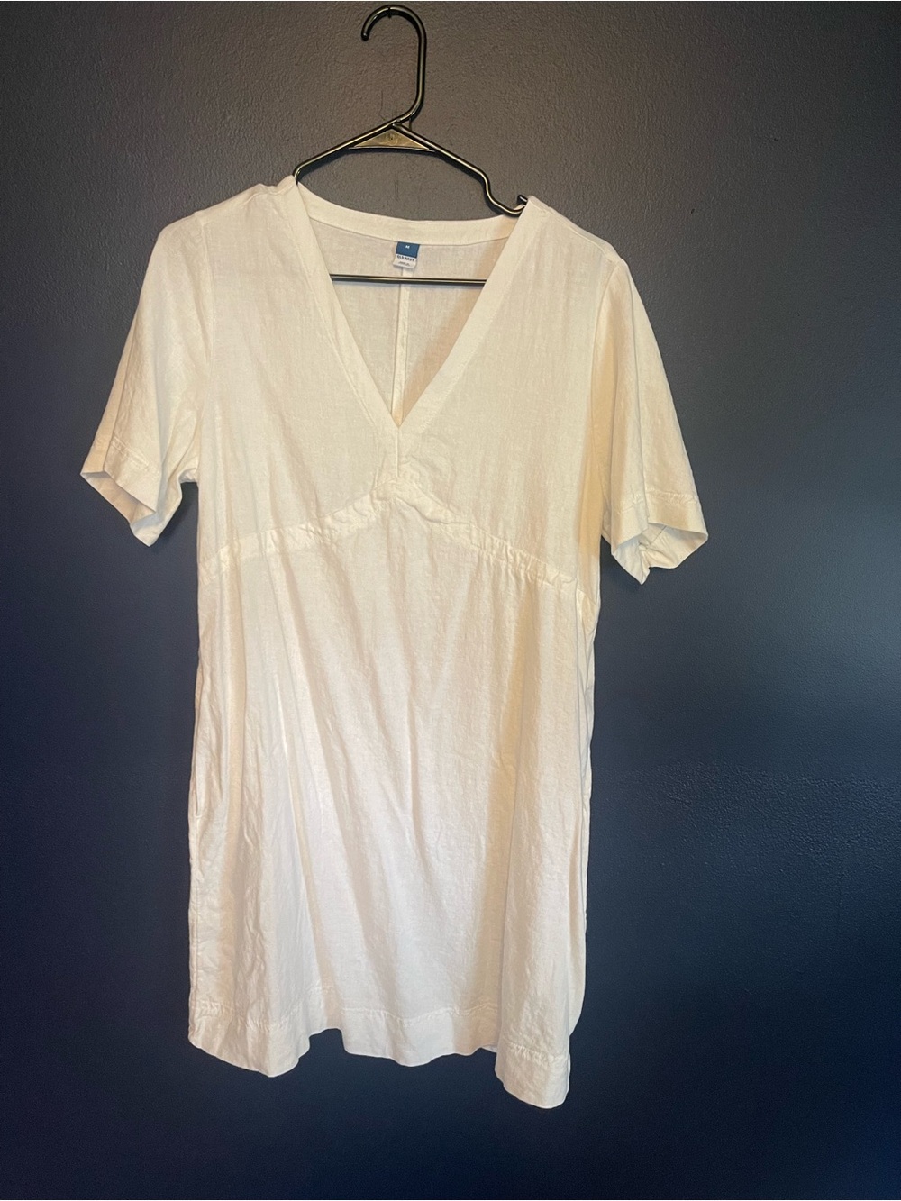 Old Navy White Linen Dress